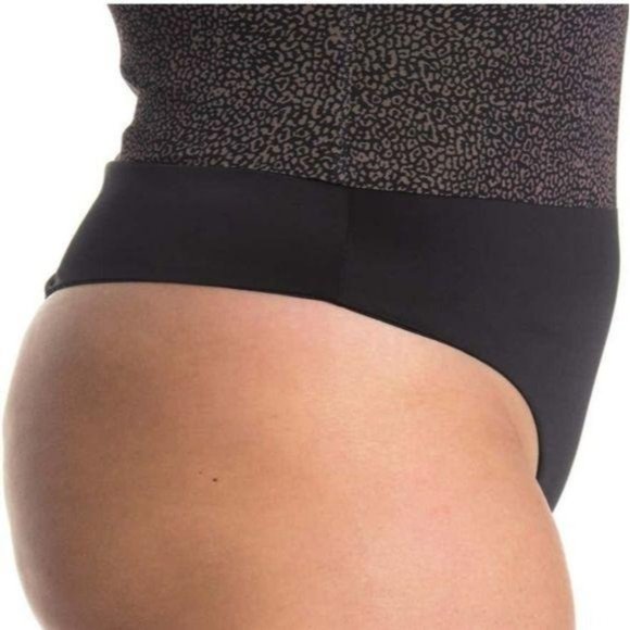 AFRM Bodysuit Womens Size 2X Brown Animal Print Scoop Neck Long Sleeve Top - Picture 3 of 10